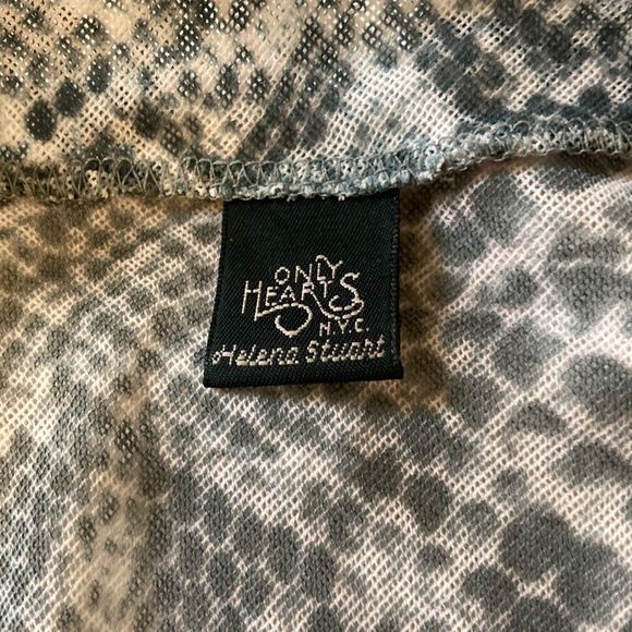 Only Hearts Helena Stuart Snake Skin top - Picture 3 of 9